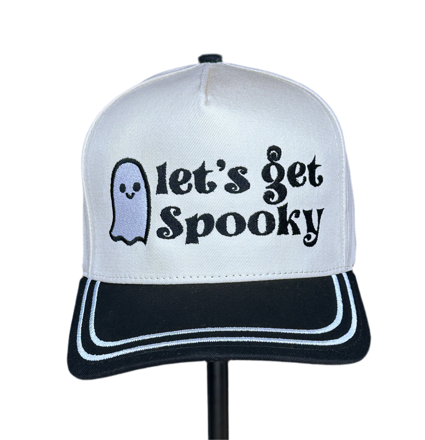 Let's Get Spooky Double Stitched Canvas Trucker Hat