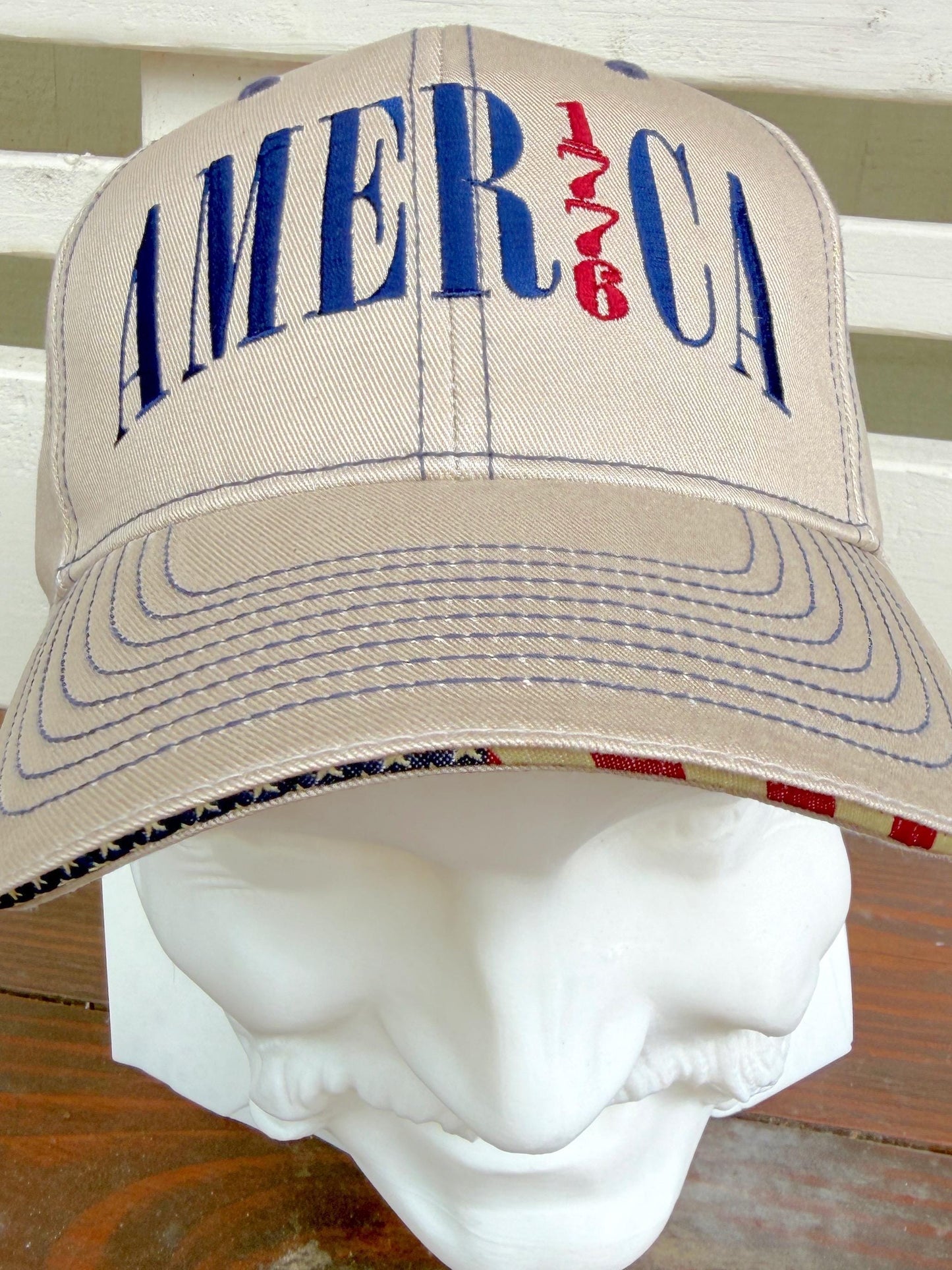 America Embroidered Hat