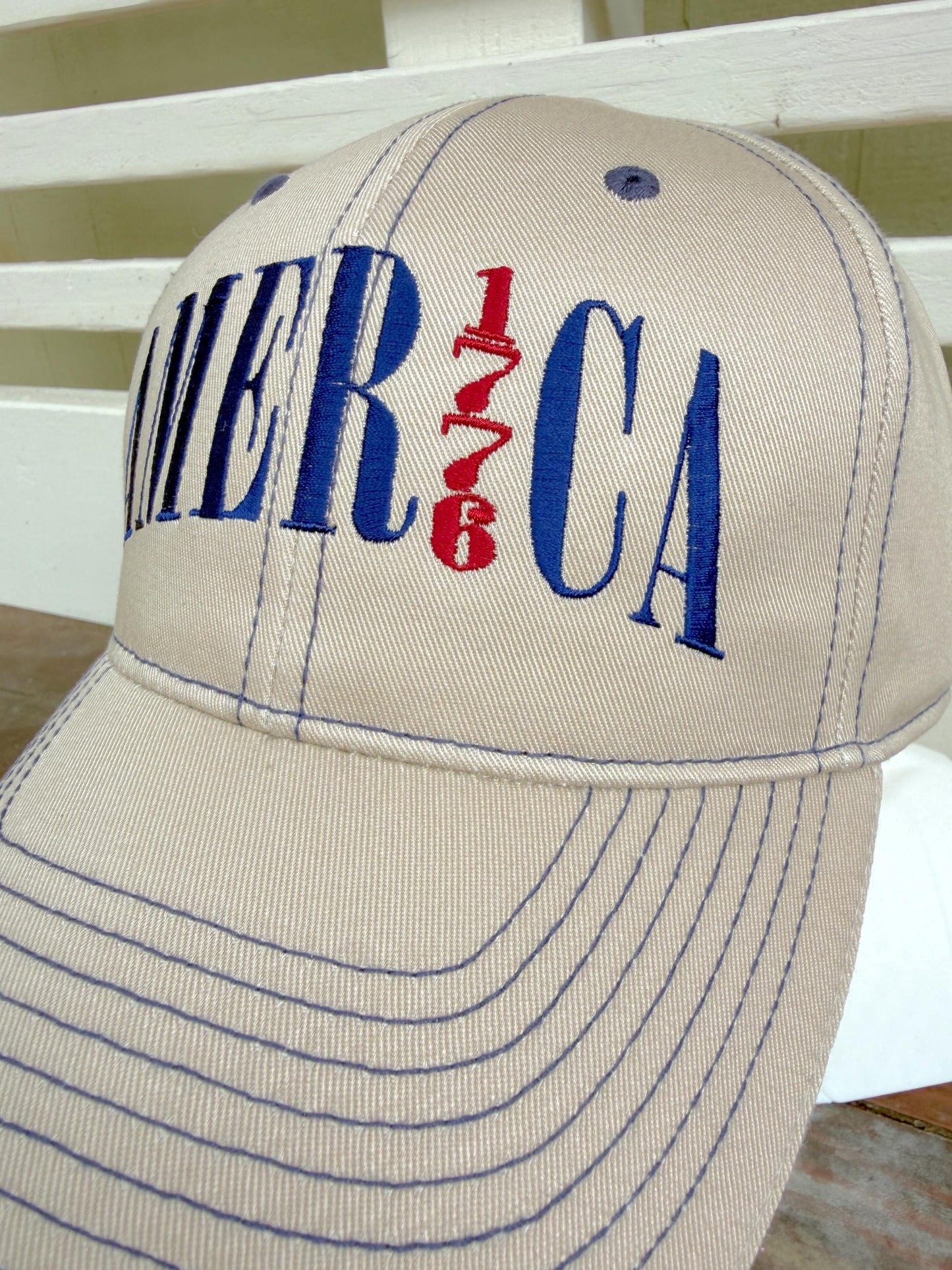 America Embroidered Hat