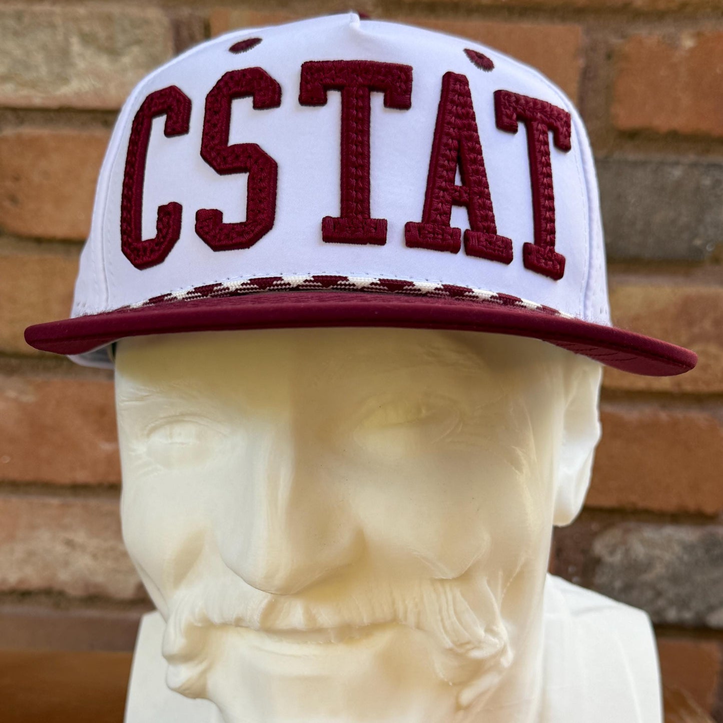 CSTAT 3D Puff Embroidered Rope Hat, Texas A&M, Aggies, College Station