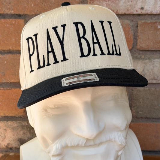 Play Ball Embroidered Hat; Baseball, Sports