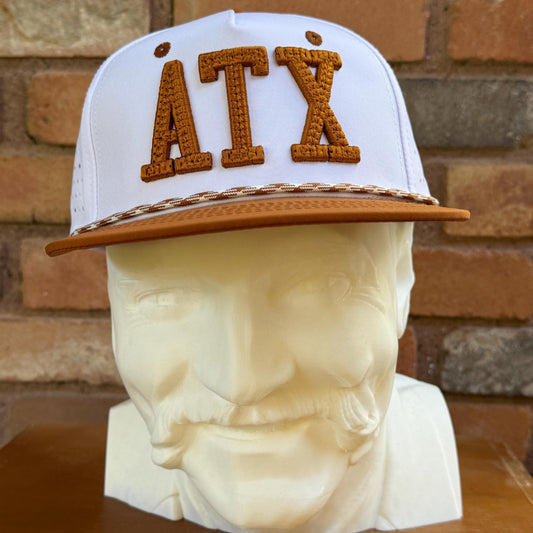 ATX 3D Puff Embroidered Rope Hat, Austin, Texas