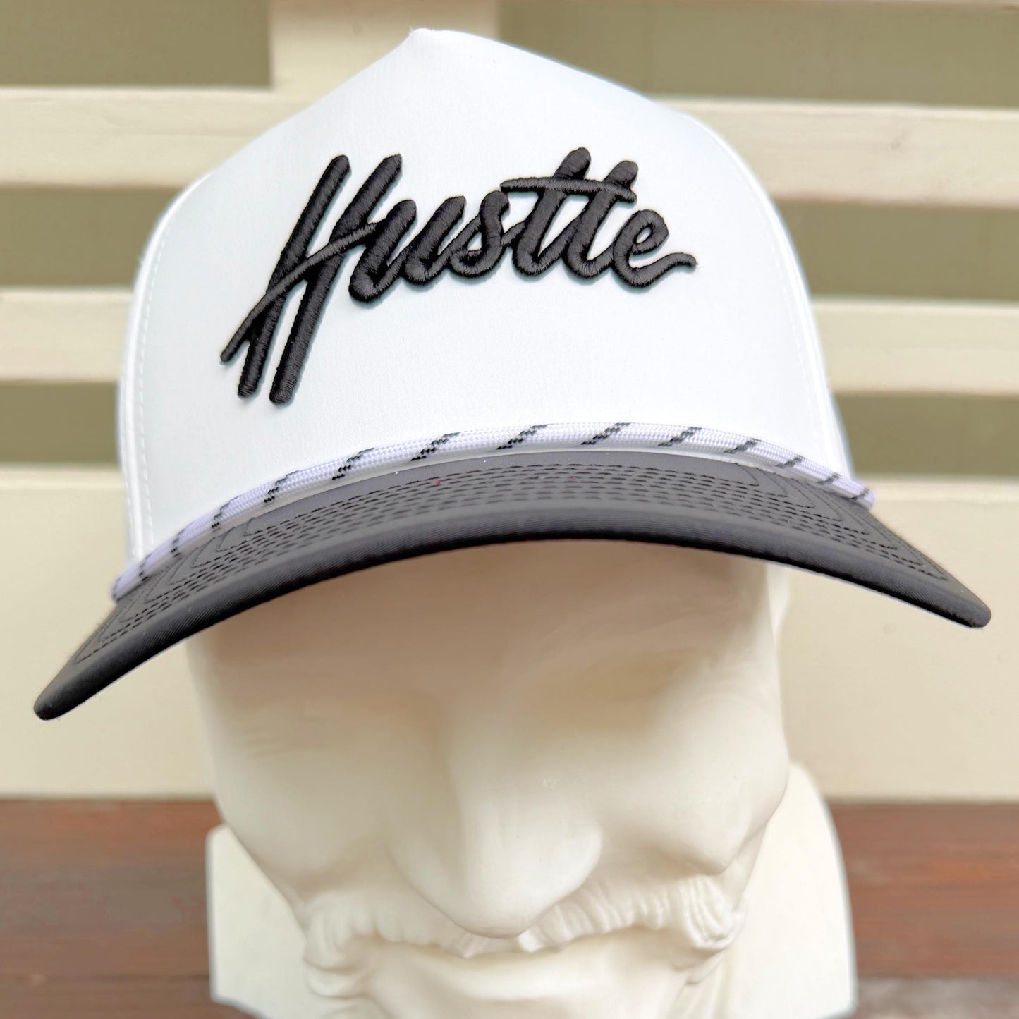 Hustle 3D Puff Embroidered Rope Hat