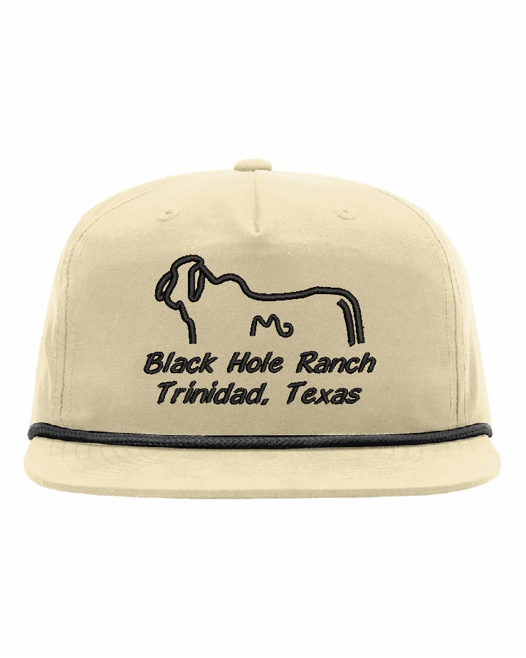 Black Hole Ranch Five Panel Soft-Structured Rope Hat