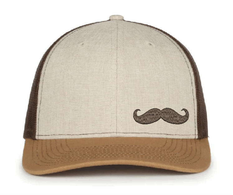 Mustache Low Profile Trucker Hat