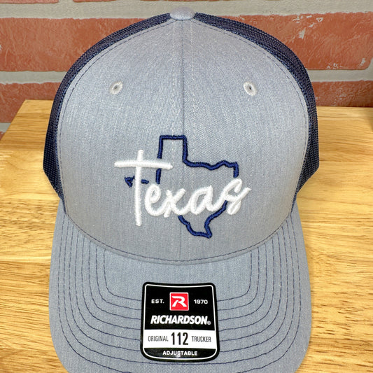Texas 3D Puff Embroidered Hat