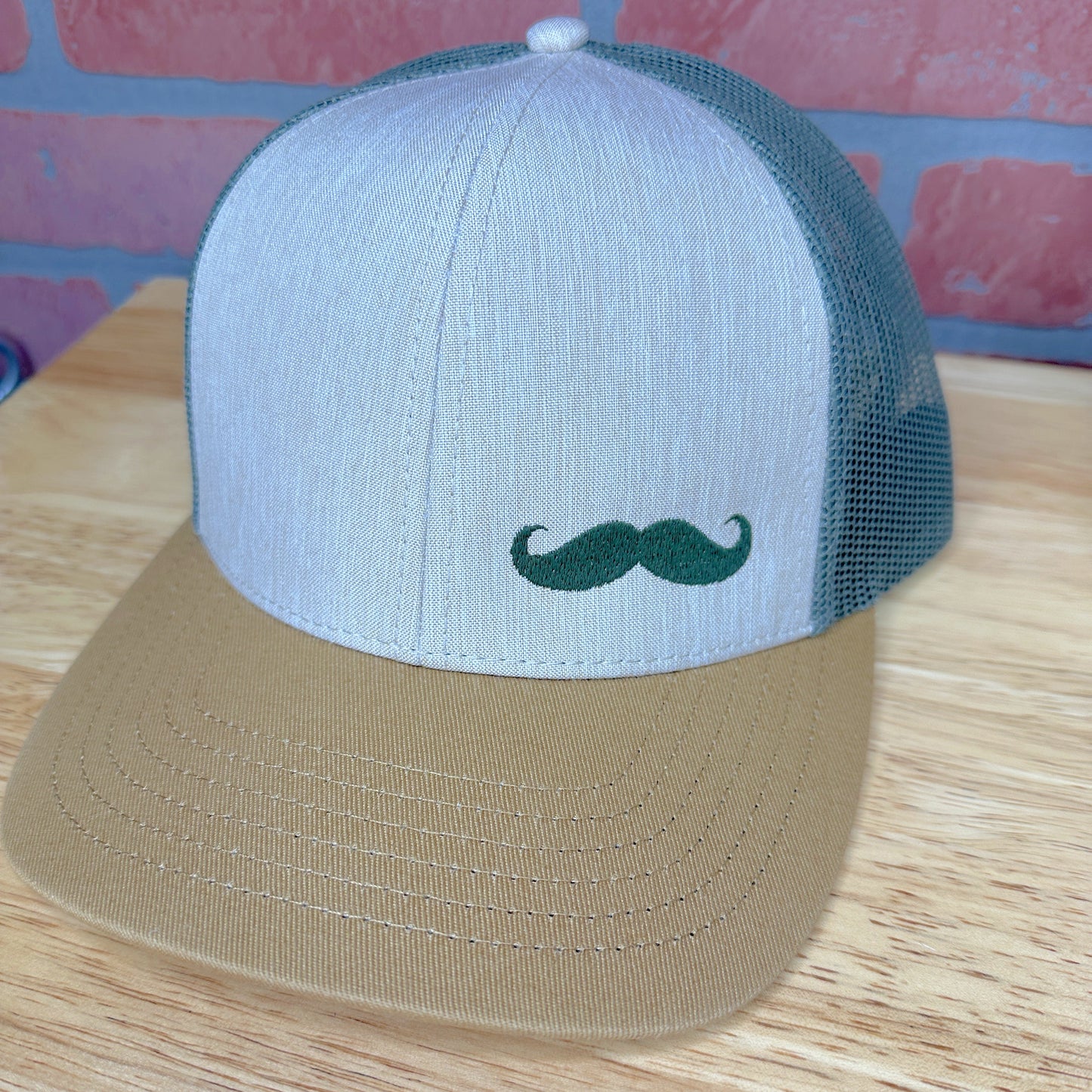 Mustache Low Profile Trucker Hat