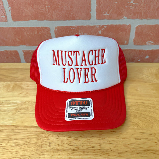 Mustache Lover Foam Trucker Hat