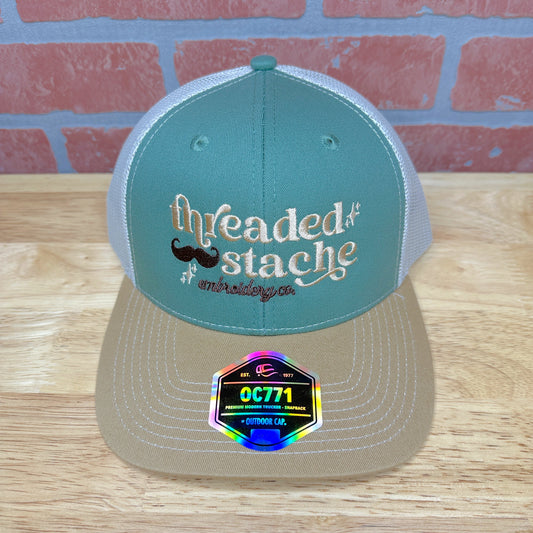Threaded Stache Logo Hat