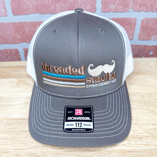 Threaded Stache Logo Hat