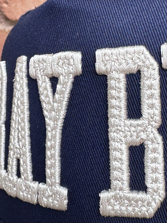 Pray Big Textured Puff Embroidered Canvas Trucker Hat