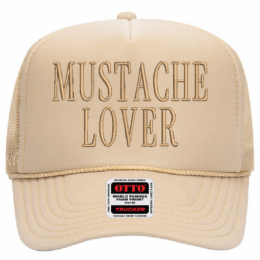 Mustache Lover Foam Trucker Hat