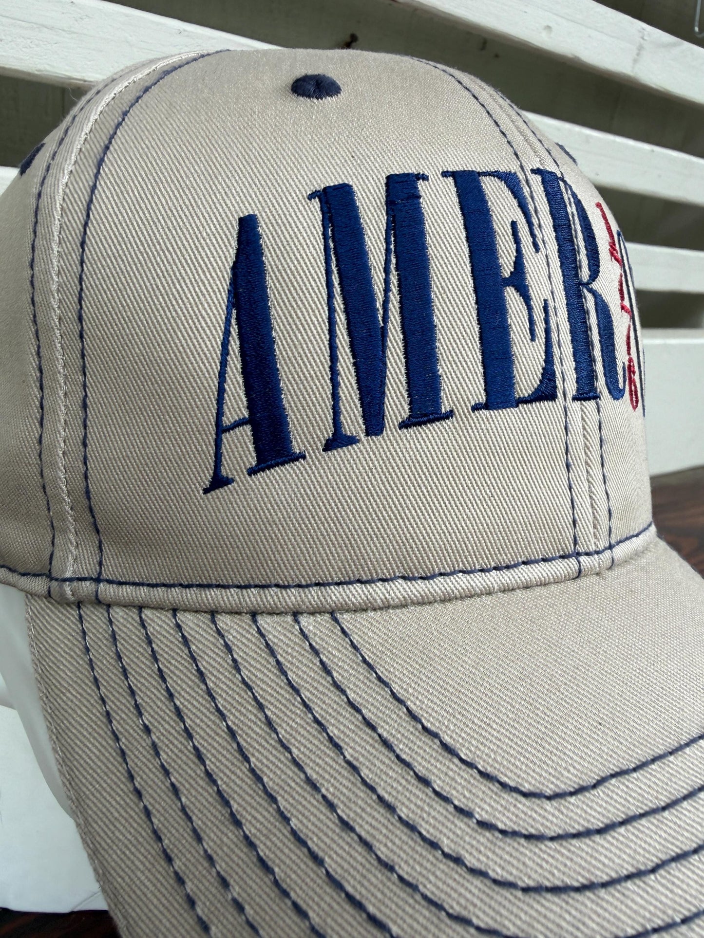America Embroidered Hat